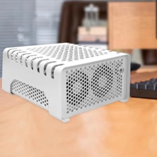 Boîtier d'ordinateur ITX petite taille noir pour PC de bureau et HTPC horizontal