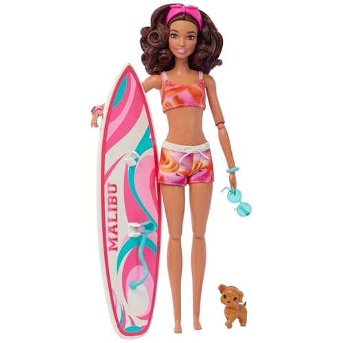 Barbie – Barbie Muñeca con tabla de surf Barbie.
