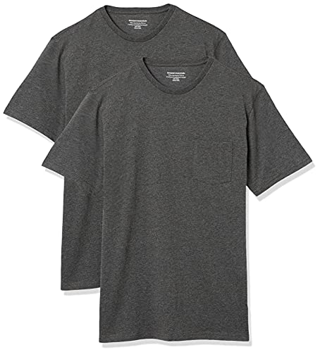 Image of Amazon Essentials Men's Short-Sleeve Crewneck Pocket T-Shirts