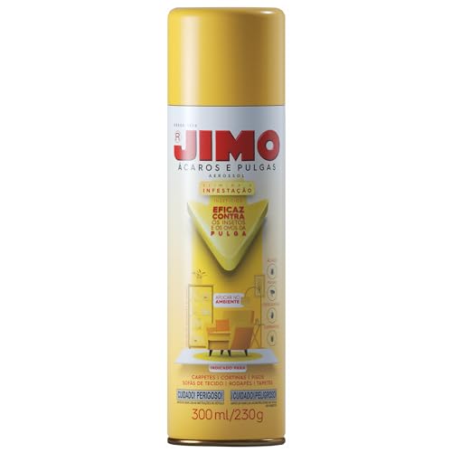 JIMO Combate �caros Pulgas Carrapatos Interrompe Crescimento Sem Fragr�ncia Aerossol 300ml