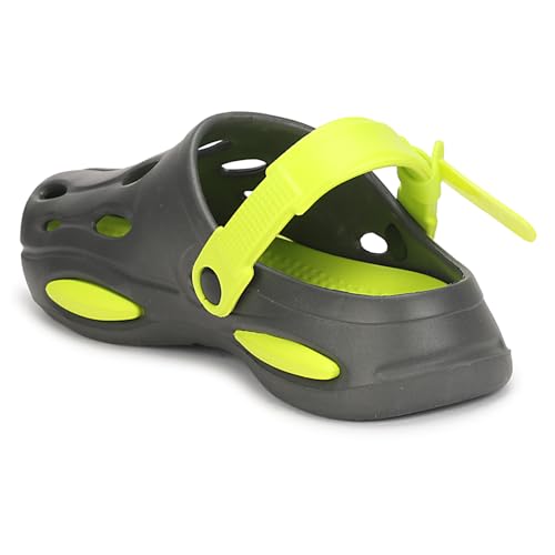 Image of Kraasa Glide Gear Men's Eva Casual Clogs for Everyday use | Sandals with Adjustable Back Strap | Lightweight, Comfortable | Stylish and Waterproof Mules
