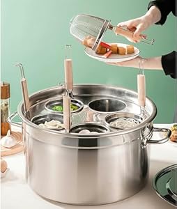 Generic XGFXGF Zestaw Garnków do Makaronu 3/4/5