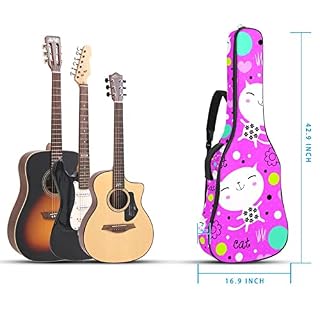 Housse pour guitare acoustique – Motif nuages et arc-en-ciel – Épaisseur : 1 cm – Étanche – 101,6 cm – 106,1 cm… - Les Beatles, Paul McCartney, John Lennon, RIngo Starr, George Harrison Housse pour guitare acoustique - Motif nuages et arc-en-ciel - Épaisseur : 1 cm - Étanche - 101,6 cm - 106,1 cm… – Image 5