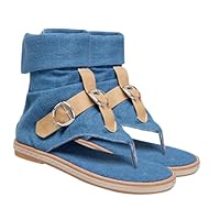 FOMIYES 1 Paio Sandali in Denim Sandali Femminili Estivi Stivali Da Donna Stivali Estivi Da Donna Calzature Femminili