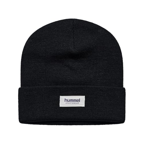 hummel Knit Beanie Kids schwarz, One Size Kinder