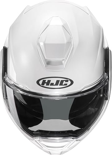 Casque modulable hjc i100 Blanc perlé en taille L pour moto