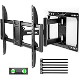 【FITS 37"-84" TVs – STRONG COMPATIBILITY】 This TV wall mount fits most 37–84 inch flat and curved TVs with VESA patterns from 200x100 to 600x400mm, compatible with Samsung, LG, Sony, TCL, and more. Supports 12”/16" wood studs, concrete, and solid bri...