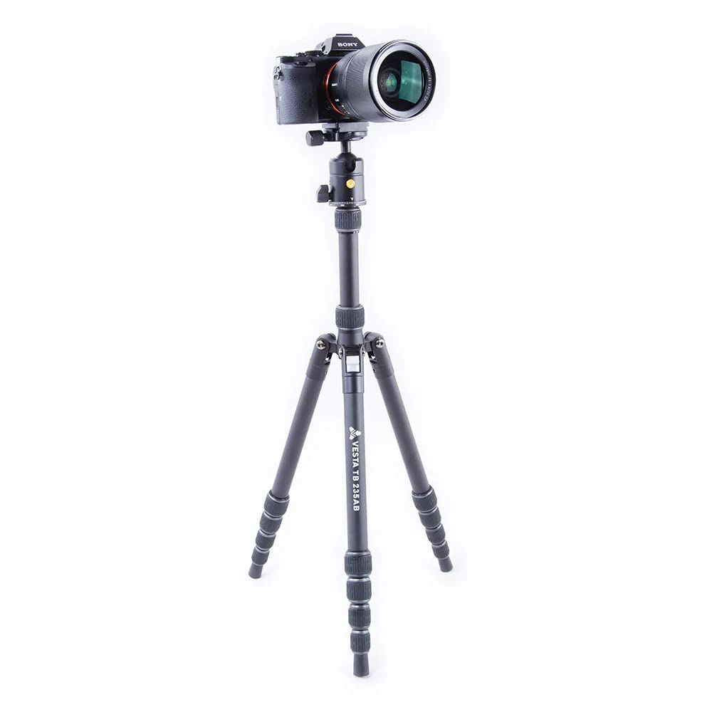 Vanguard Vesta TB 235AB - Trípode Viaje Aluminio Compacto, Aluminio