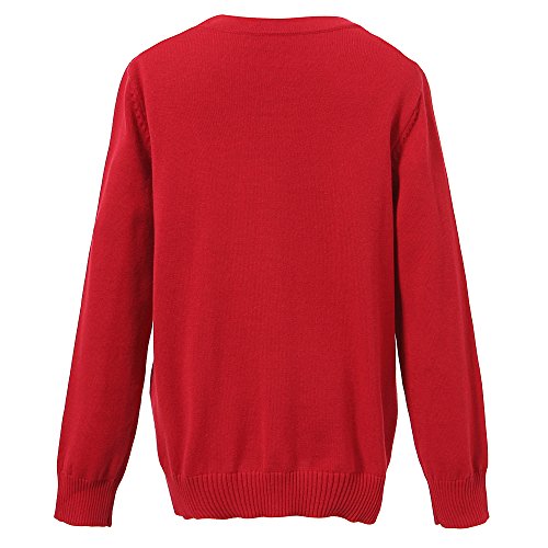 Richie House Girls' Cardigan Sweater with Flower Accents Size 2-12 RH14123