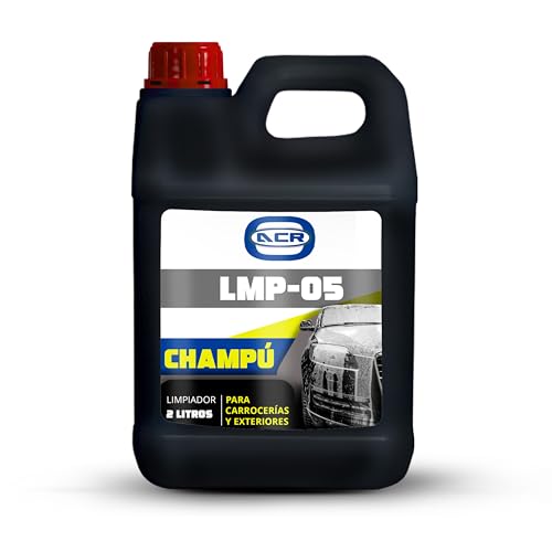 ACRYON Limpiador - Champu para Carroceria de Coches, Motos, Vehículos. Elimina la suciedad sin dañar la pintura y superficie. (2 Litros)