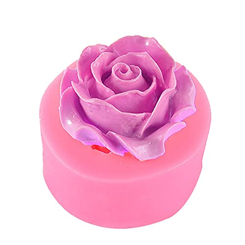 Moules en silicone pour fondant, gâteau, fondant, gâteau en forme de clou de girofle, rose, lys - Outil de pâtisserie pour fondant, cupcake, chocolat, bonbons, gelée, savon (Lily) Cover