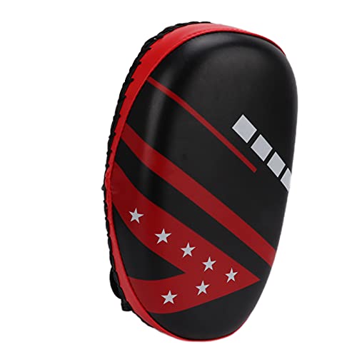 yiMANtrading PU Arc Boxing Foot, Taekwondo Punching Pad, Burst Thickening Container with S Tensile Strength, Boxing Gear for Fighting, (red/Single)