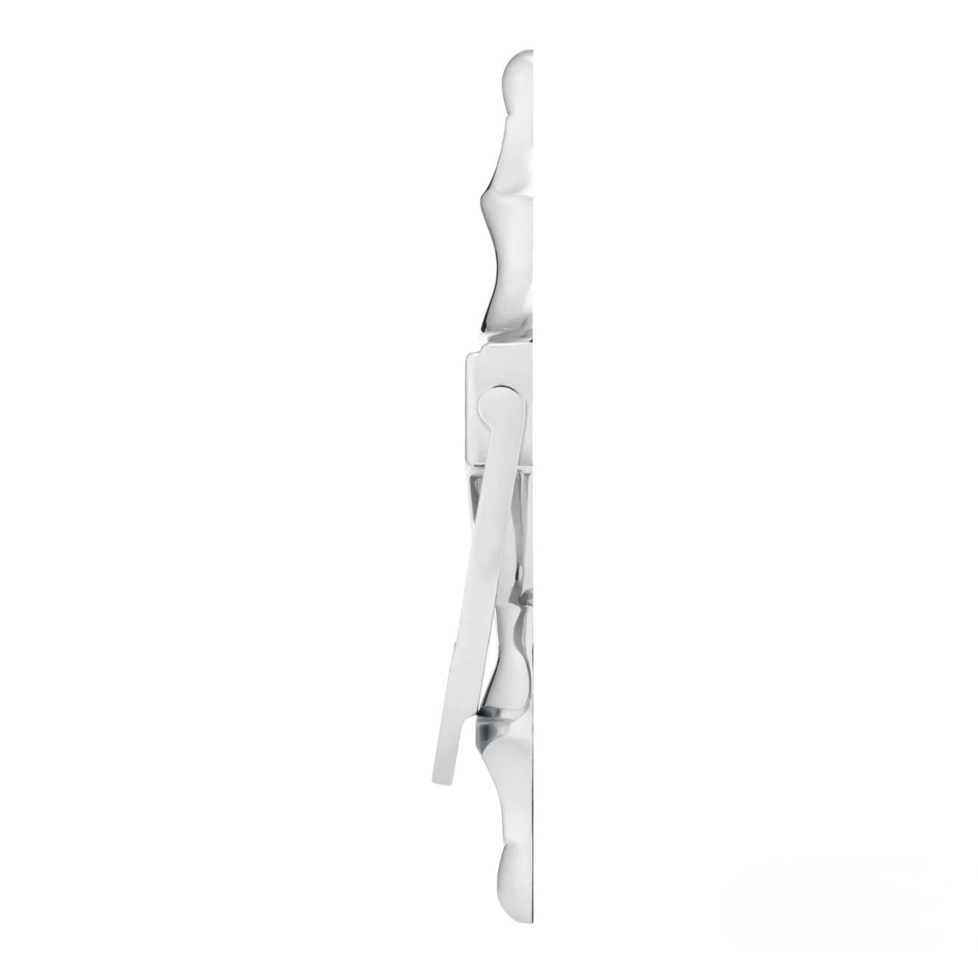 UAP Heurtoir de porte victorien 15 cm traditionnel avec support de boulon et supports adhésifs Simple Chrome poli