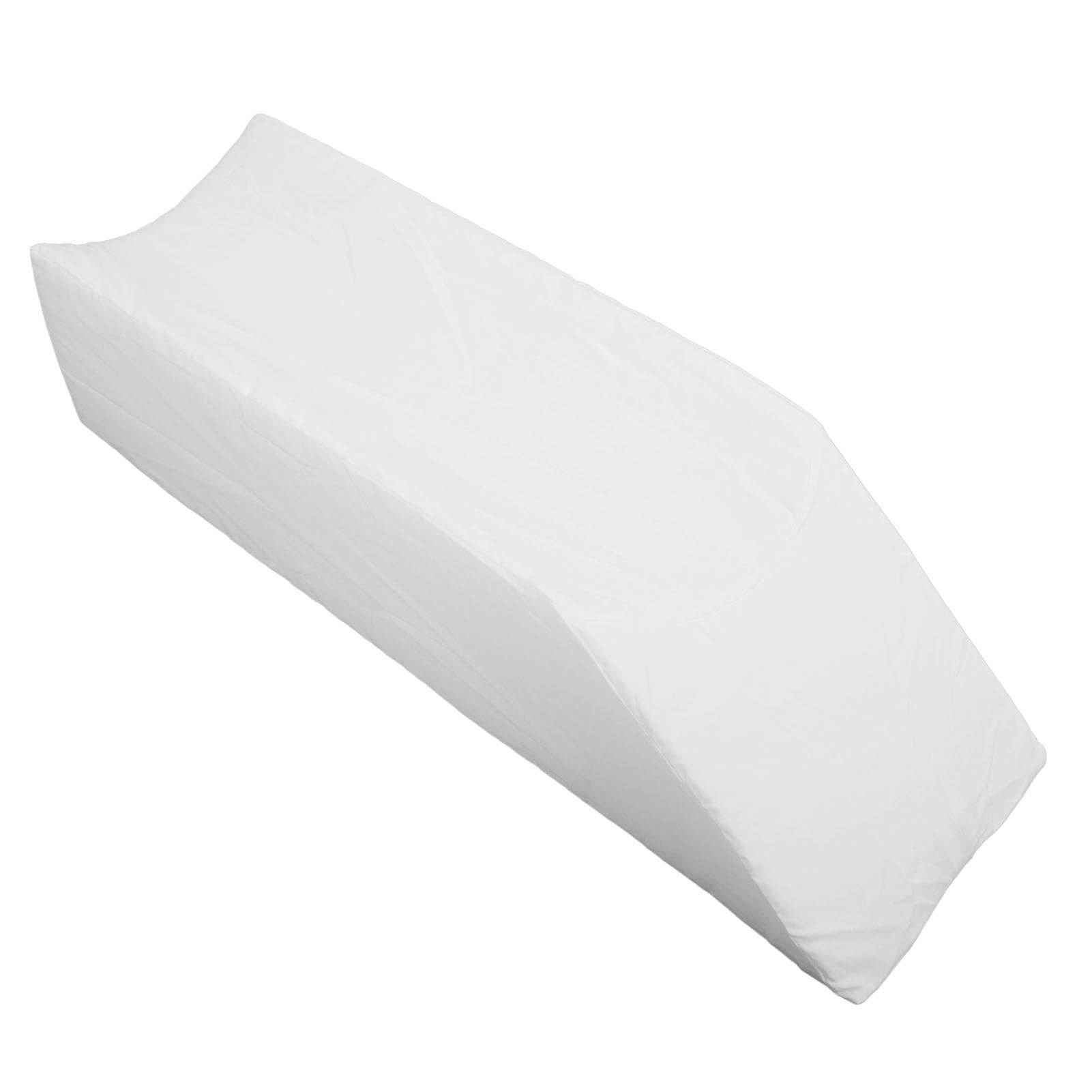 Almohada de Elevación de Piernas, Soporte de Elevación de Cuña, Almohada Suave, Soporte de Cuña de Espuma Viscoelástica para Viajes, Oficina, Reposapiernas (WHITE)
