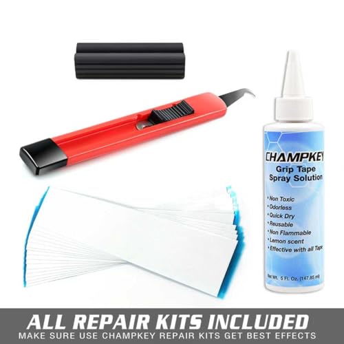 Image of Champkey MCS Golf Grips Set of 13 (5 Oz Solvent,Blade,15 Tapes & Vise Clamp Available)-Choose Between 13 Grips & All Repair Kits and 13 Grips & 15 Tapes