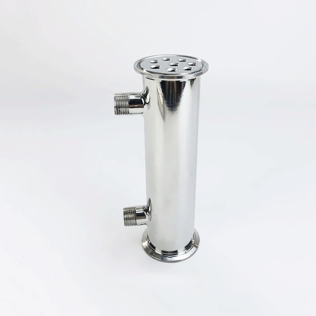 2 "51mm (OD64mm) Tri Clamp typ szpuli długość rury 200mm z 1/2" męskim bieżnikiem ze stali 304, do złączek rurowych w domu i ogrodzie