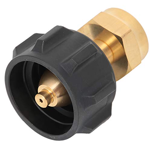 Jonlaki Adaptador de Recarga, Válvula Reguladora QCC1, Acoplador, Válvula Reguladora, Conector de Recarga, Adaptador de QCC1, de de Gas para Tanques de 20 LB a Reguladores de Cilindro de 1 LB, Caja