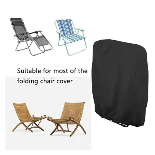 Housse de chaise pliante étanche protection meuble patio extérieur