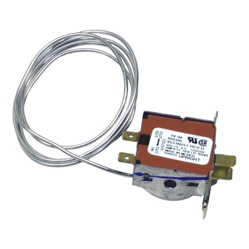 Control de Temperatura Fría para Refrigerador 9531N251, compatible con True, Fogel, Glenco, Hussmann, Ranco, Schaefer y Cutler Hammer miniatura 2