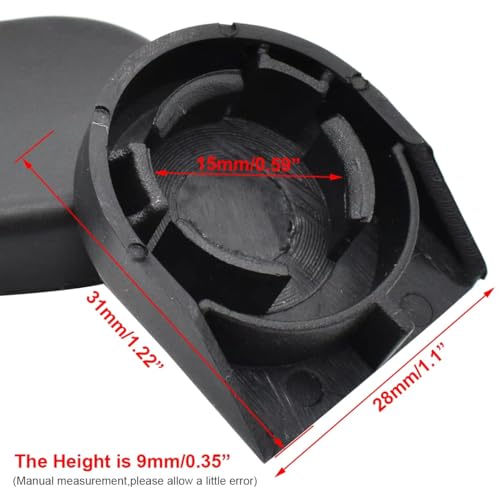 Cubierta limpiaparabrisas original fit tapa tuerca para Toyota Vellfire 2011 2012 85292-0F010 3