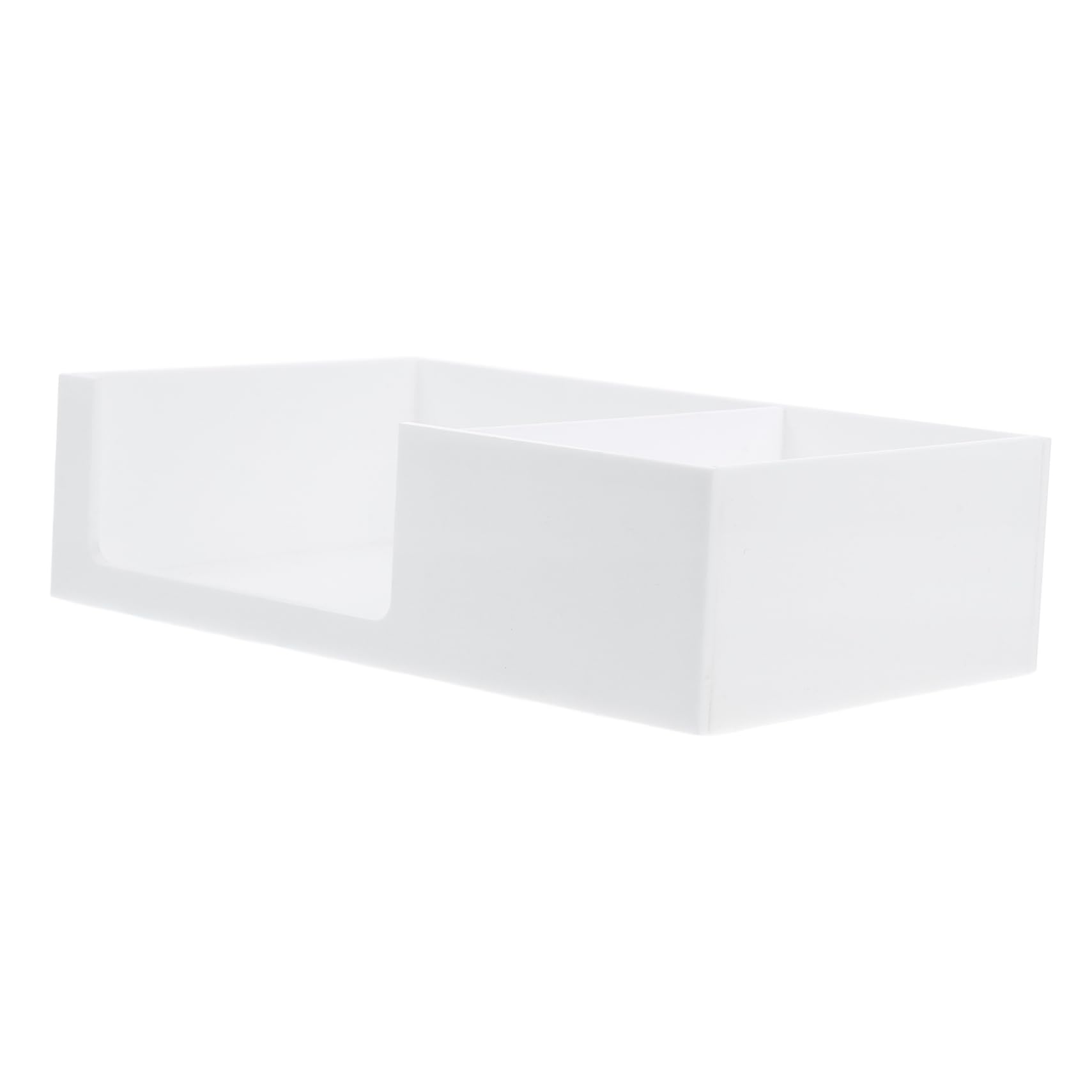 OUNONA 1 Pack Acrylic Tea Bag Storage Box Tea Organizer for Cabinet Modern Sleek Design