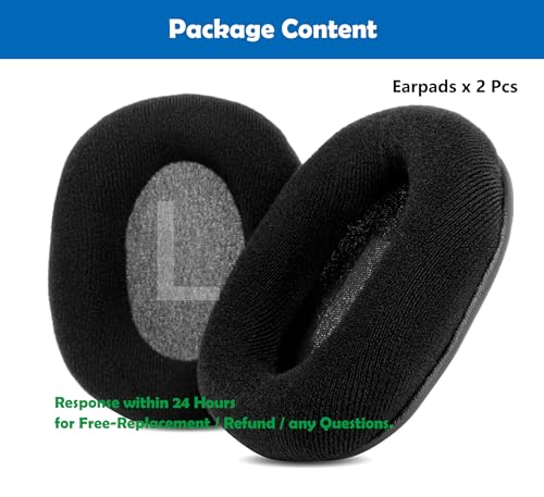 Repuesto almohadillas suaves para oreja Compatible con auriculares OneOdio A70 A71 Bluetooth con tela cómoda y espuma viscoelástica miniatura 5