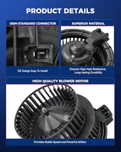 Image of KAX AC Blower Motor Compatible with Toyota Prius 2001 2002 2003 2004 2005 2006 2007 2008 2009- HVAC Heater Blower Motor Replaces# 700153,8710347050, TO3126118