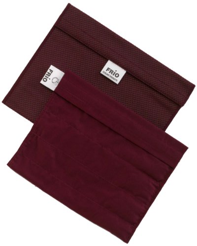 Frio - Bolsa isotérmica para mantener insulina, color granate, 21 x 15 cm