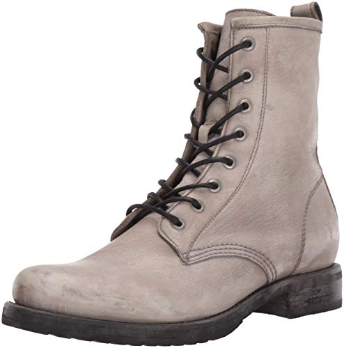 Frye Women's Veronica Combat Boot, Grey, 6 M US