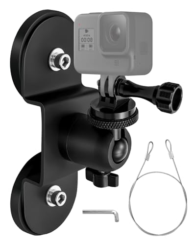 Heavy-Duty Magnetic Car Camera Mount Compatible with GoPro insta360 and DJI OSMO Action Camera, Strong Magnetic Mount wi - Detailed View