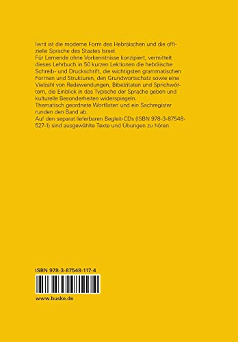 Lehrbuch der neuhebräischen Sprache (Iwrit) /