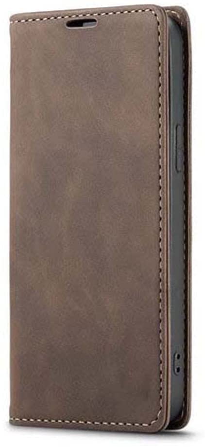 Étui portefeuille iPhone 13 cuir véritable avec porte-carte