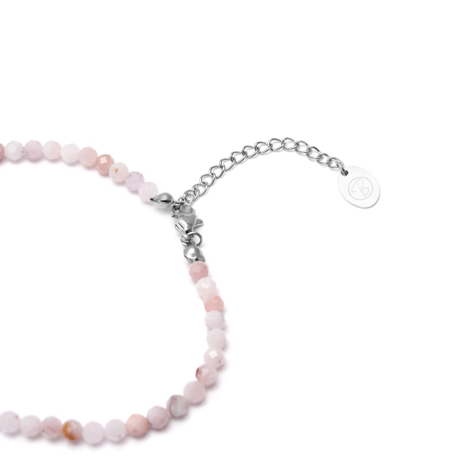 BERGERLIN Cavigliera di Perle per Donne - Cavigliera di perle con certificato di autenticità - Cavigliera in pietra naturale autentica con chiusura in argento sterling 925 o placcata oro