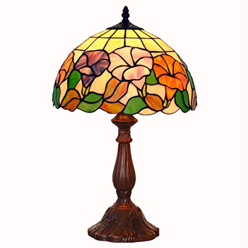 Lampe de table de style en vitrail multicolore, le cadeau idéal pour le salon
