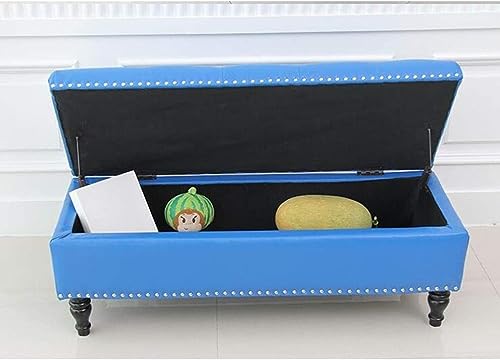 Tabouret de canapé ottoman pliable rectangulaire de 80 cm avec housse