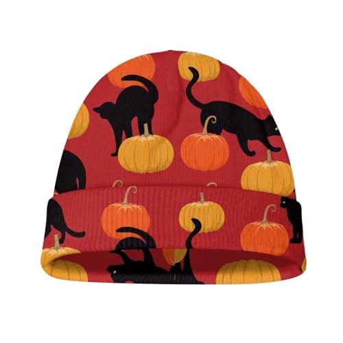 Girls Cute Butterfly Floral Beanie Hat Soft Warm Knitted Slouchy Fall Winter Beanies for Kids2