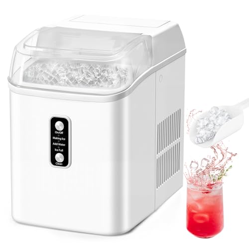 OLIXIS Nugget Ice Maker Countertop,...