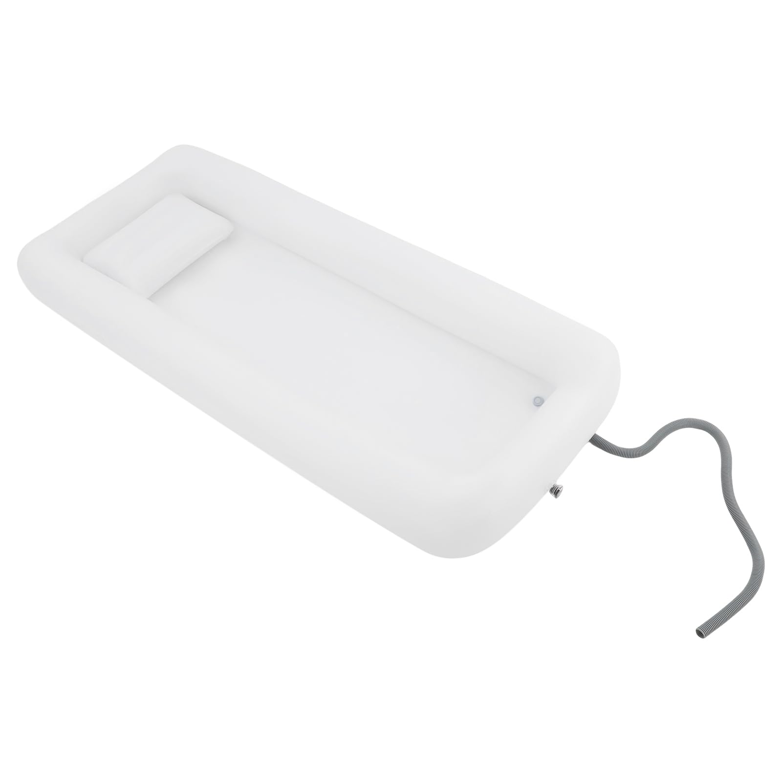 Bañera Inflable, Bañeras Inflables Juego de Ducha con Bolsa de Agua y Bomba de Aire para Discapacitados, Baño En La Cama Herramientas