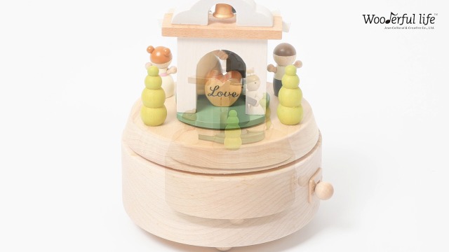 Amazon.com: WOODERFUL LIFE Music Box | Wedding Chapel | 1060401