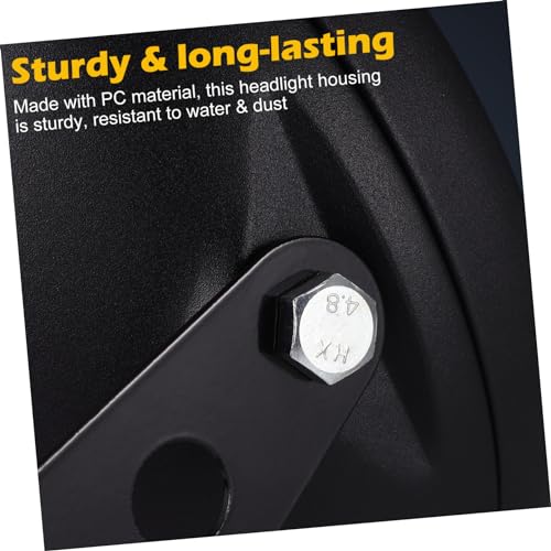 Phares remplacement coque de phare LED et support de boîtier de phare vélo PC - 7