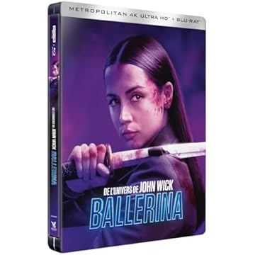 Ballerina : De l'univers de John Wick-4K [4K Ultra HD + Blu-Ray-Boîtier SteelBook limité]