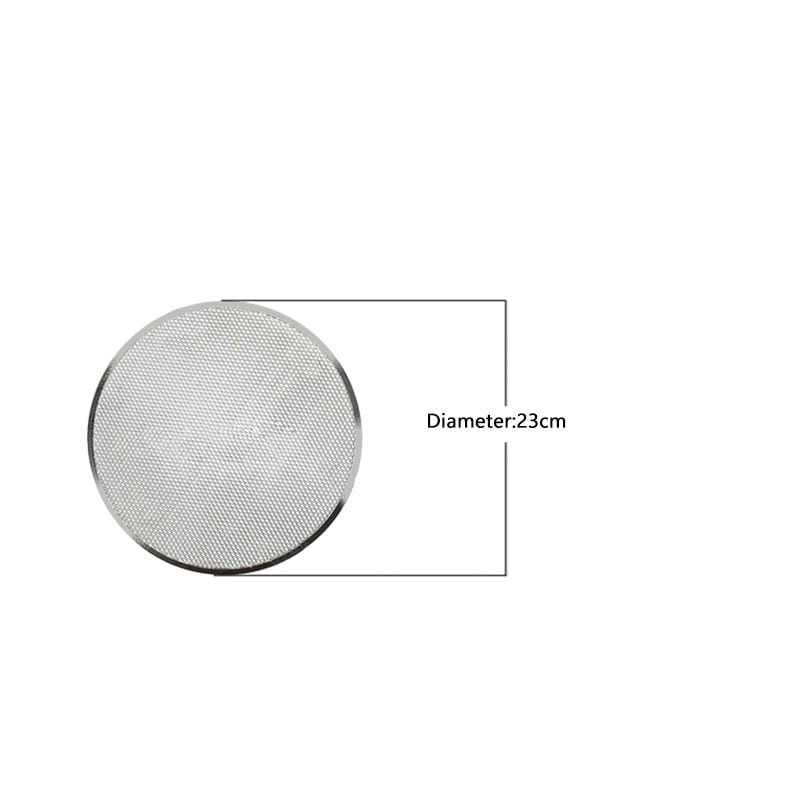 Bandeja para Pizza de 15/23/38 Pulgadas, Malla Redonda de Aluminio para Hornear Pizzas, Bandeja para Masa Fina, Herramienta de Malla para Hornear Pizzas de Acero (15 cm) (23 cm)