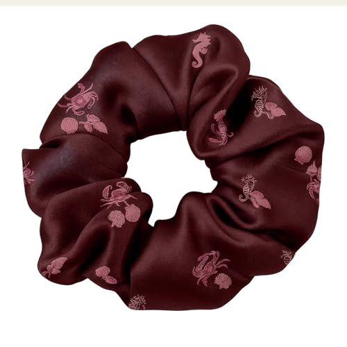 LILYSILK 100% Pure Silk Scrunchies Hair Elastic for Women Girls Hair Ties Ponytail Holder No Crease Gentle for Hair, Cancer