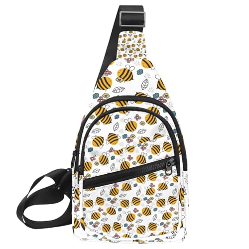 Mochila cruzada compacta Multicolor 2 con temática de surf y verano