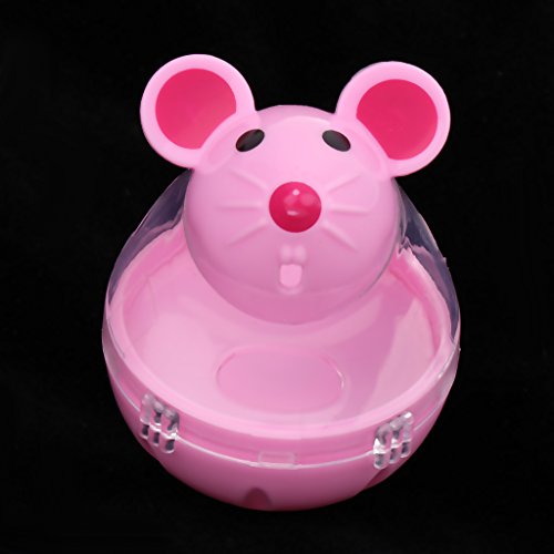 Homozy 2 peças de brinquedo de Natal para gatos, papai noel, rato, alimentador de gatos, brinquedos