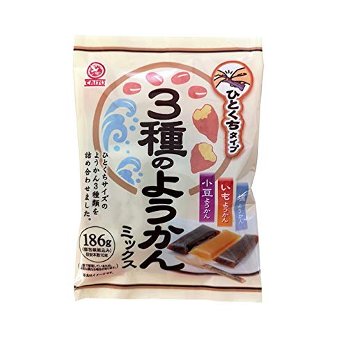 Amazon.co.jp: 天恵製菓 3種のようかんミックス 186g 3個 : 食品・飲料