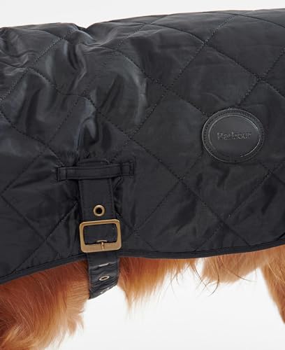 Barbour Diamond Hundemantel, gesteppt, Größe XS, Schwarz