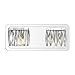 Golden Lighting 1025-BA1 CH Krysta Bath Fixture, Chrome