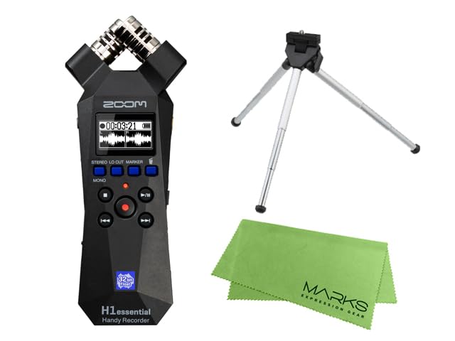 Amazon | ZOOM H1essential + ミニ3脚 + マークスクロスセット