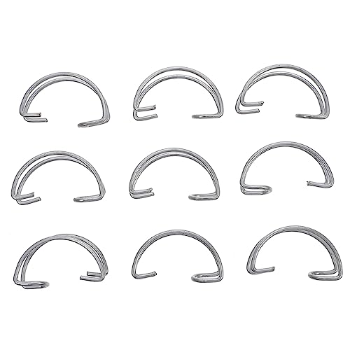 HOUDERCO 40pcs s Hooks for Small Animal Cages Heavy Duty Stainless Door Hooks for Chicken Rabbit Pigeon